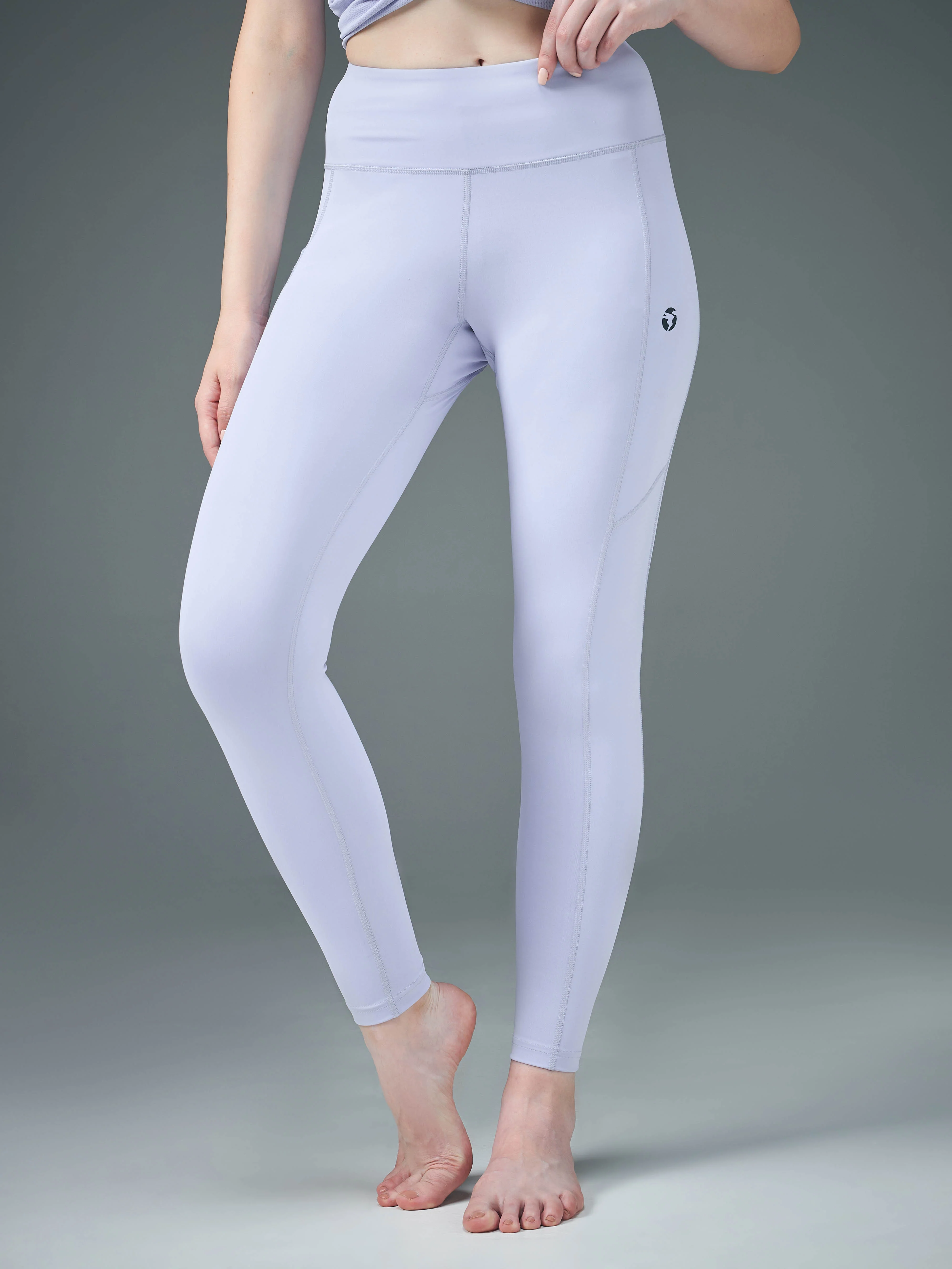 Women Solid Slim Fit Tights with ELASTO LITE - Image 2
