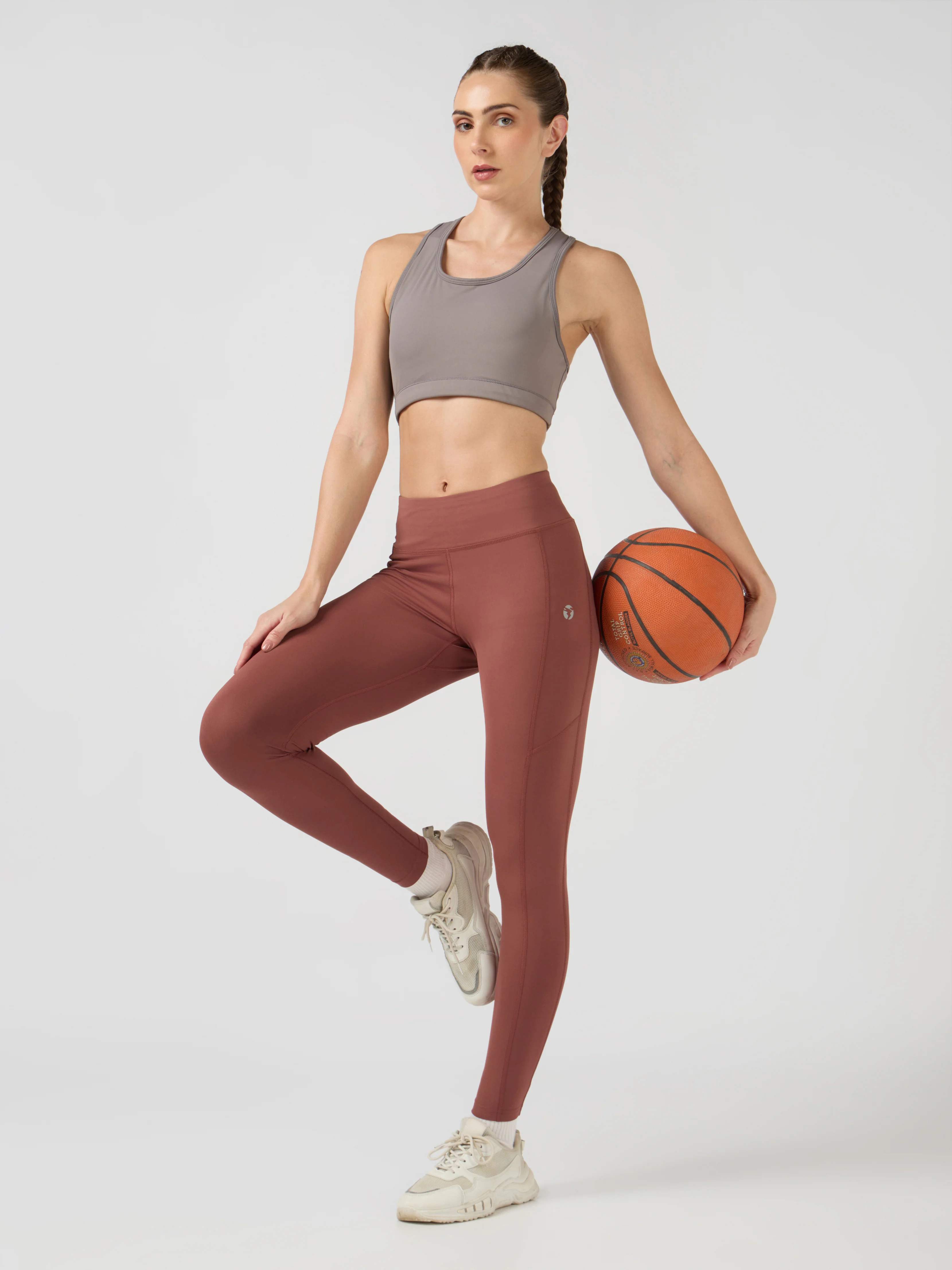 Women Solid Slim Fit Tights with ELASTO LITE - Image 5