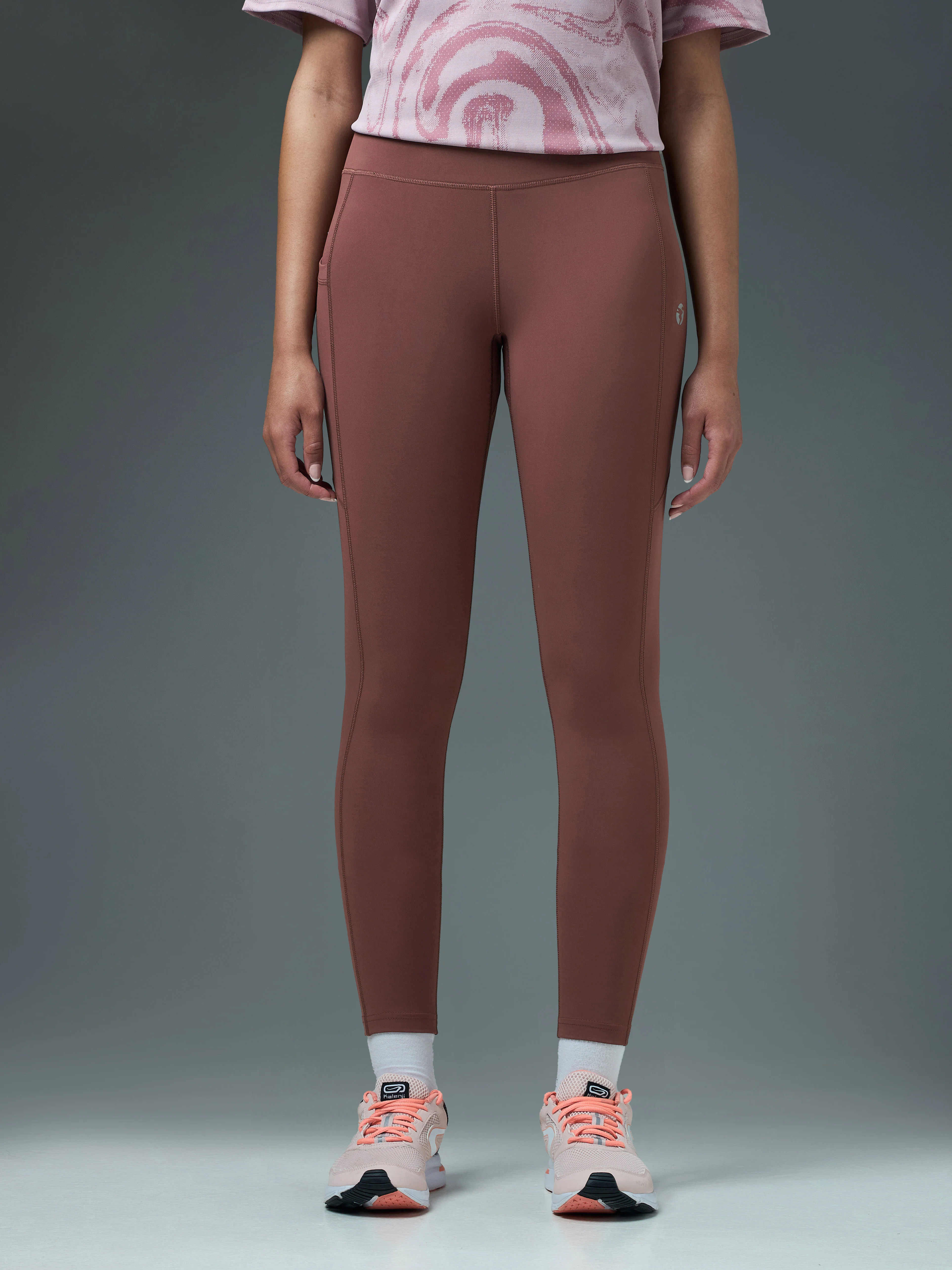 Women Solid Slim Fit Tights with ELASTO LITE - Image 2