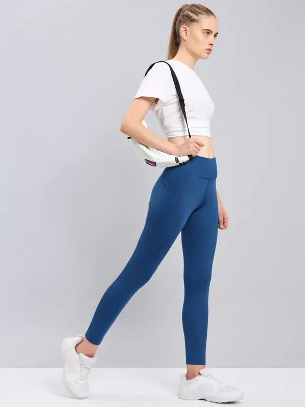 Women Solid Slim Fit Tights with ELASTO LITE - Image 9