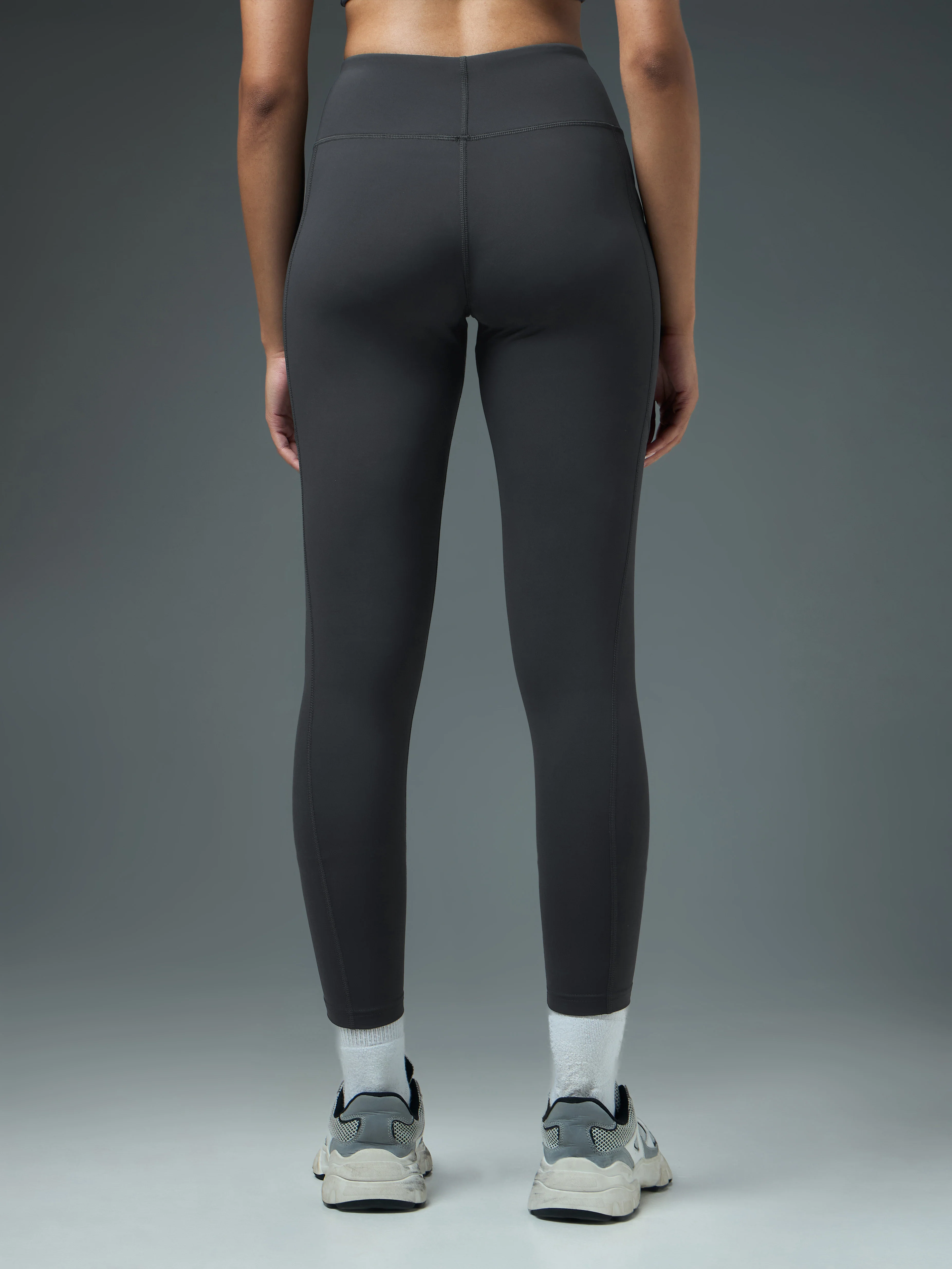 Women Solid Slim Fit Tights with ELASTO LITE - Image 3
