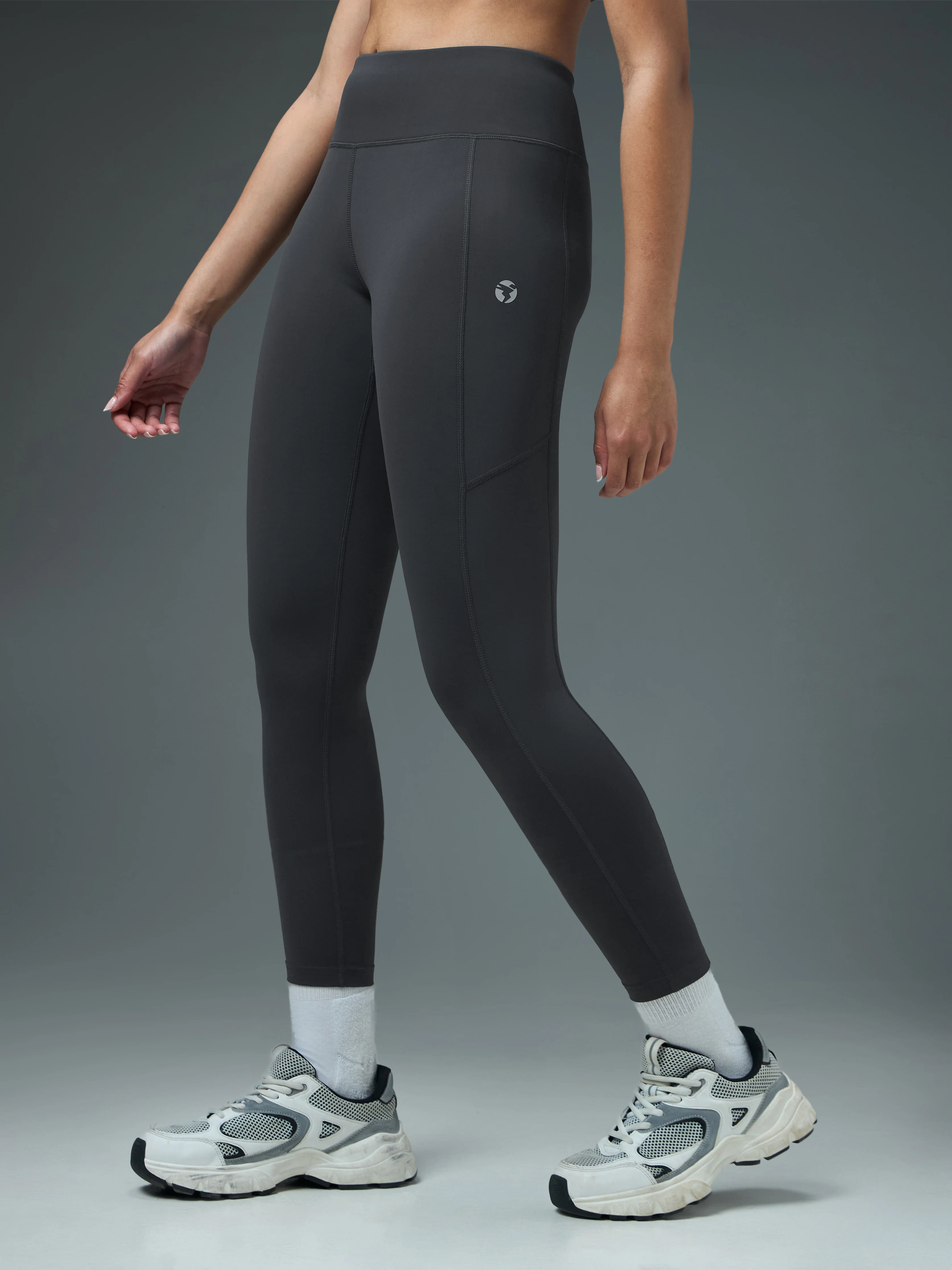 Women Solid Slim Fit Tights with ELASTO LITE - Image 4