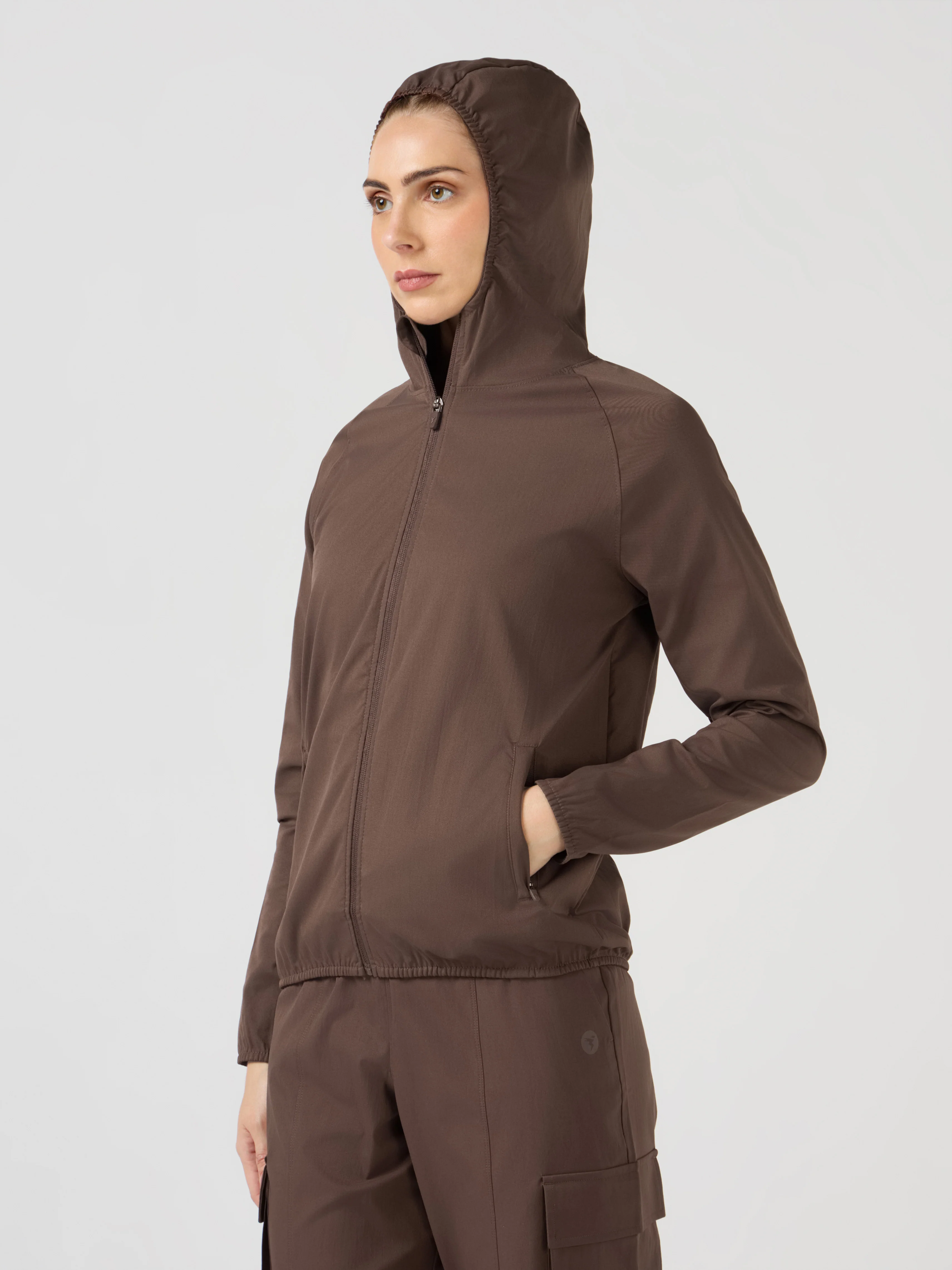 Women Slim Fit Hooded Jacket with TECHNOWARM+ - Image 5