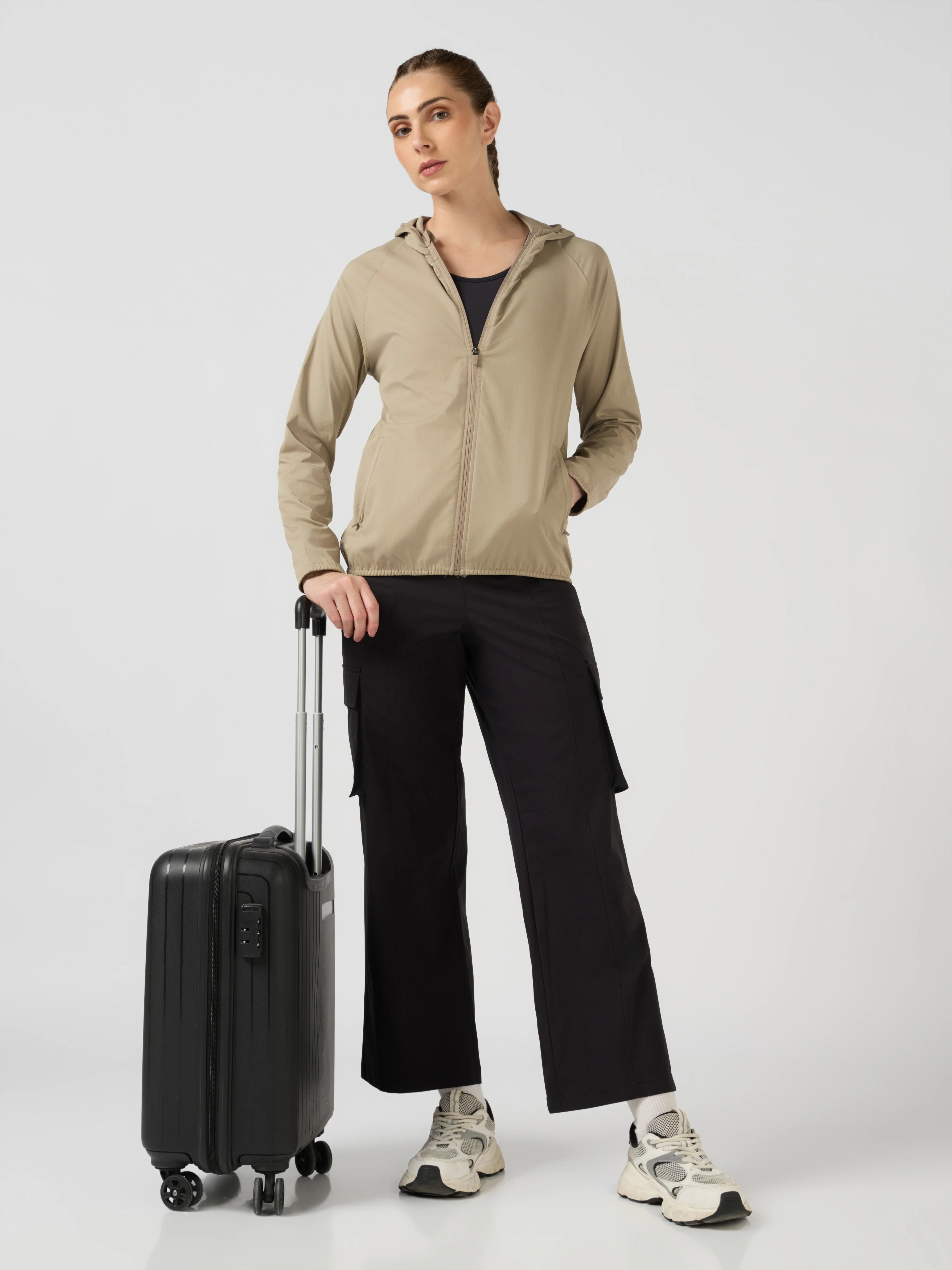 Women Slim Fit Hooded Jacket with TECHNOWARM+ - Image 5
