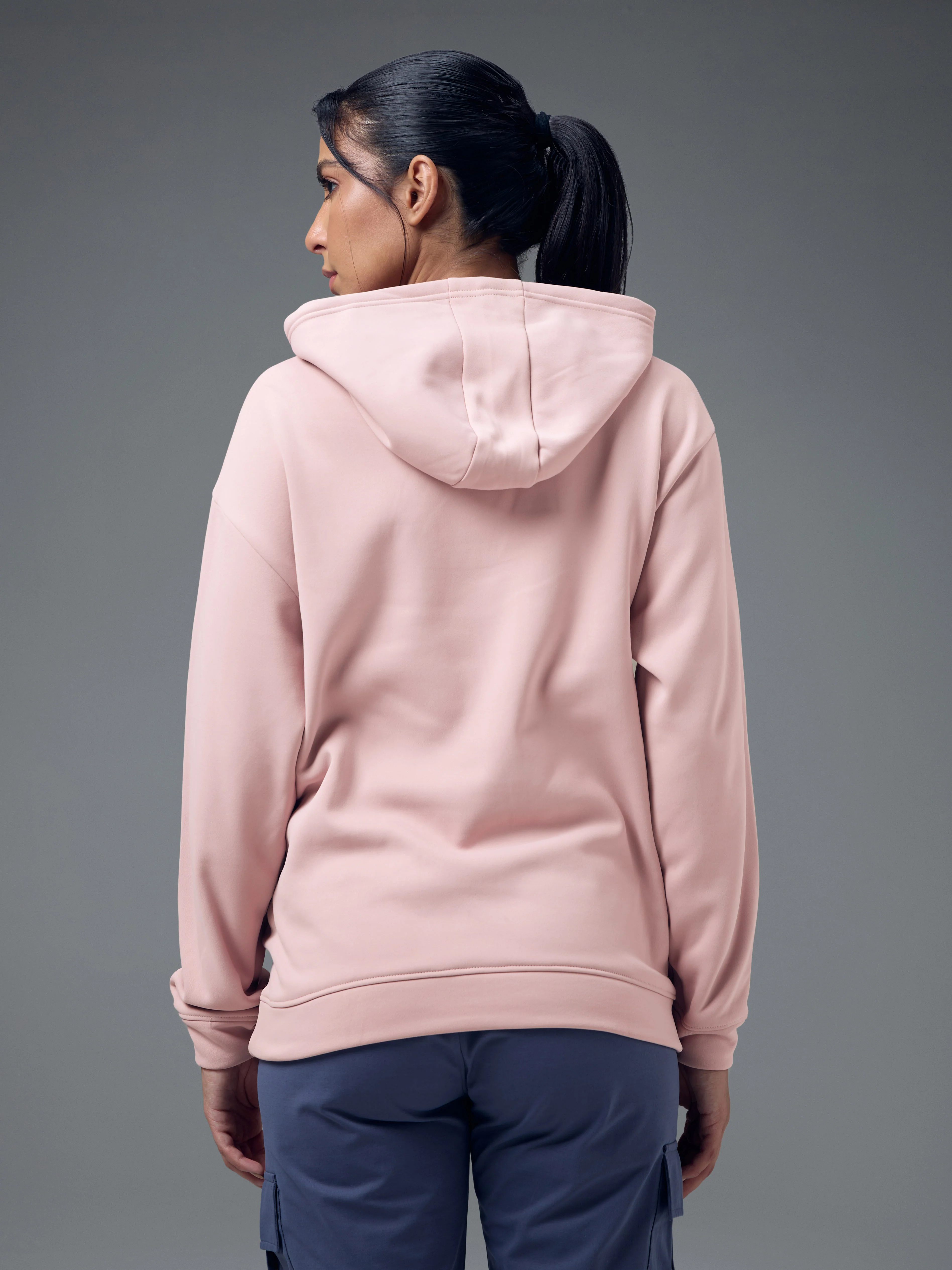 Women Slim Fit Hooded Sports Sweatshirt with TECHNOWARM+ - Image 6