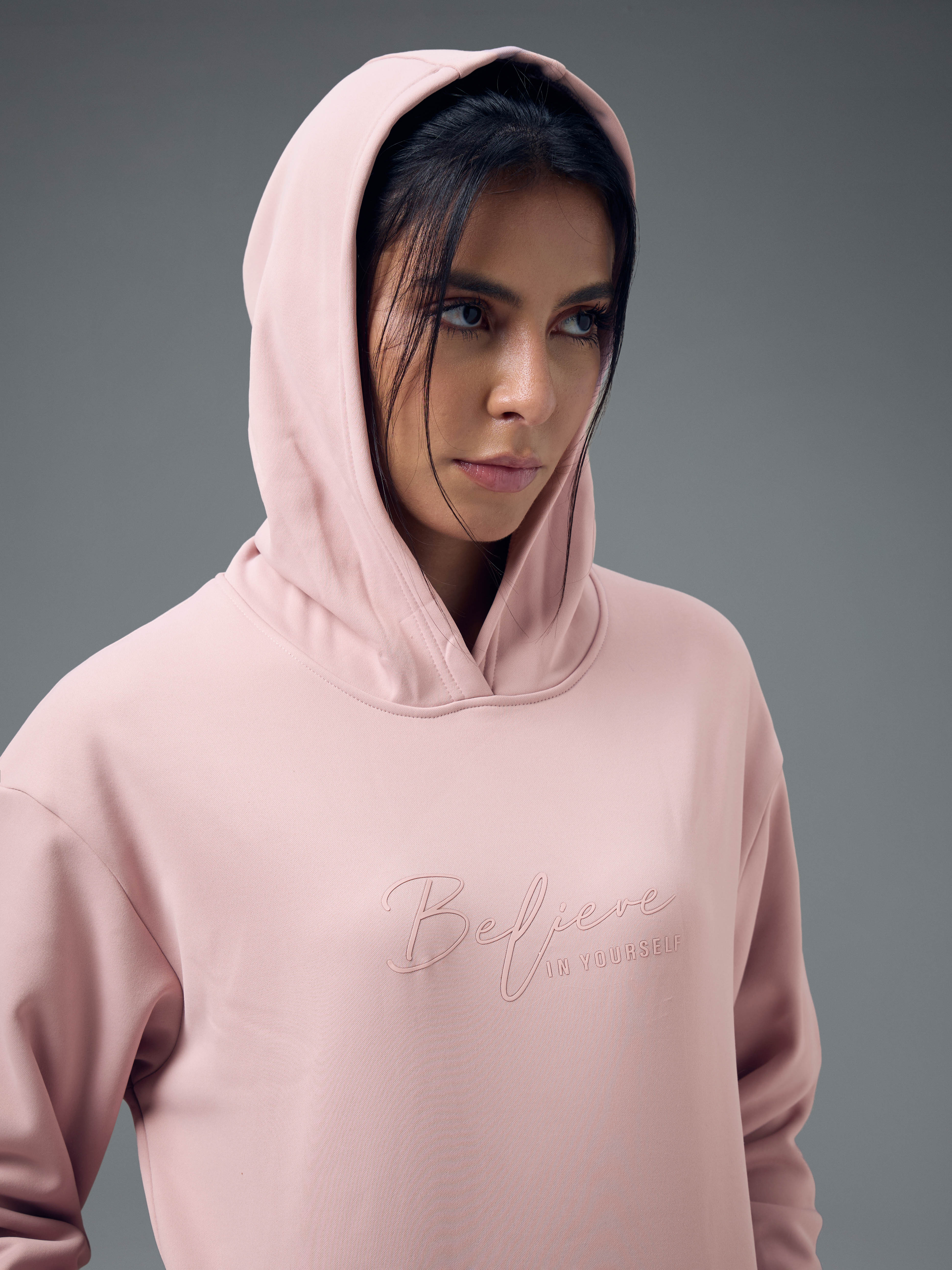 Women Slim Fit Hooded Sports Sweatshirt with TECHNOWARM+ - Image 7