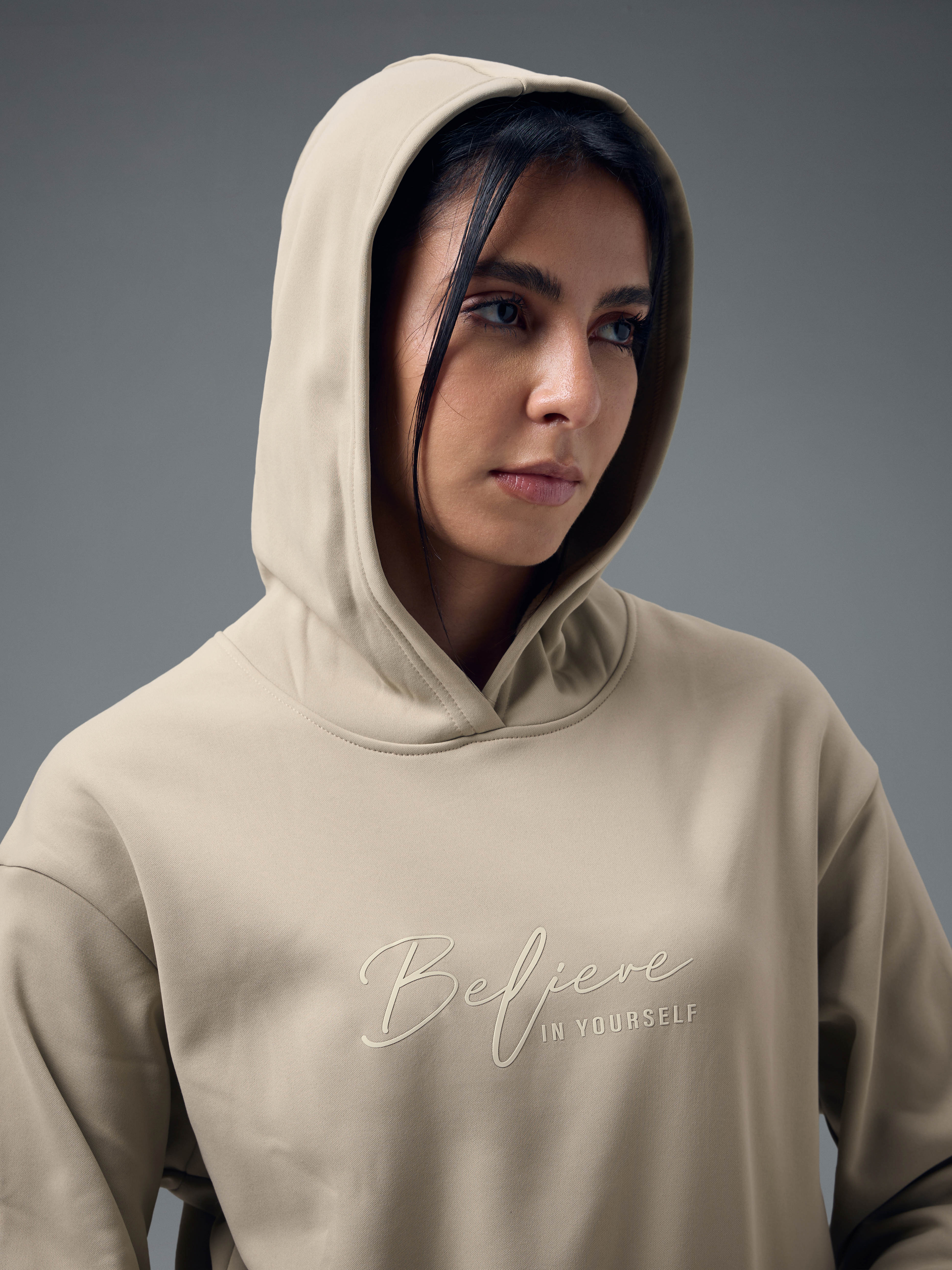 Women Slim Fit Hooded Sports Sweatshirt with TECHNOWARM+ - Image 7