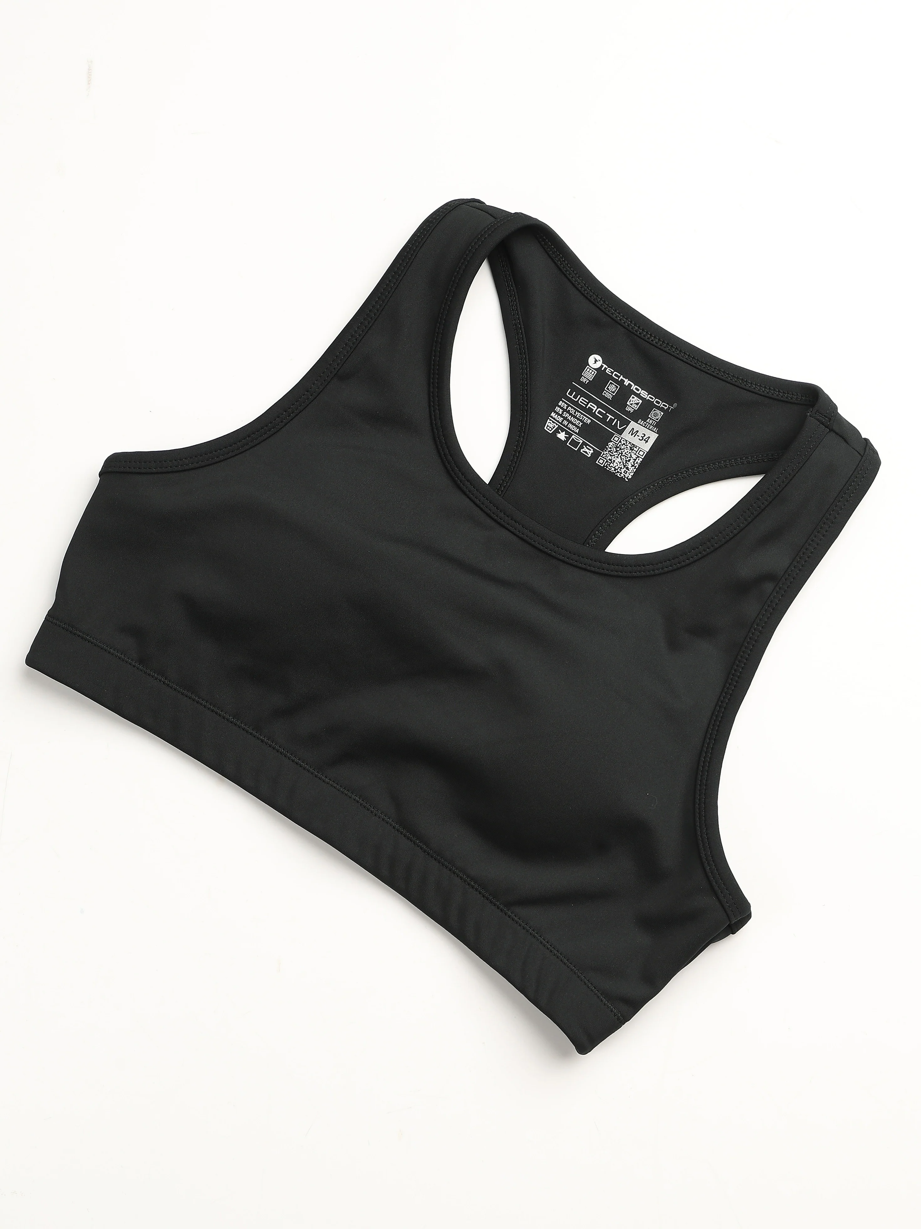 Women Slim Fit Scoop Neck Sports Bra with ELASTO PLUS for Training - Image 8