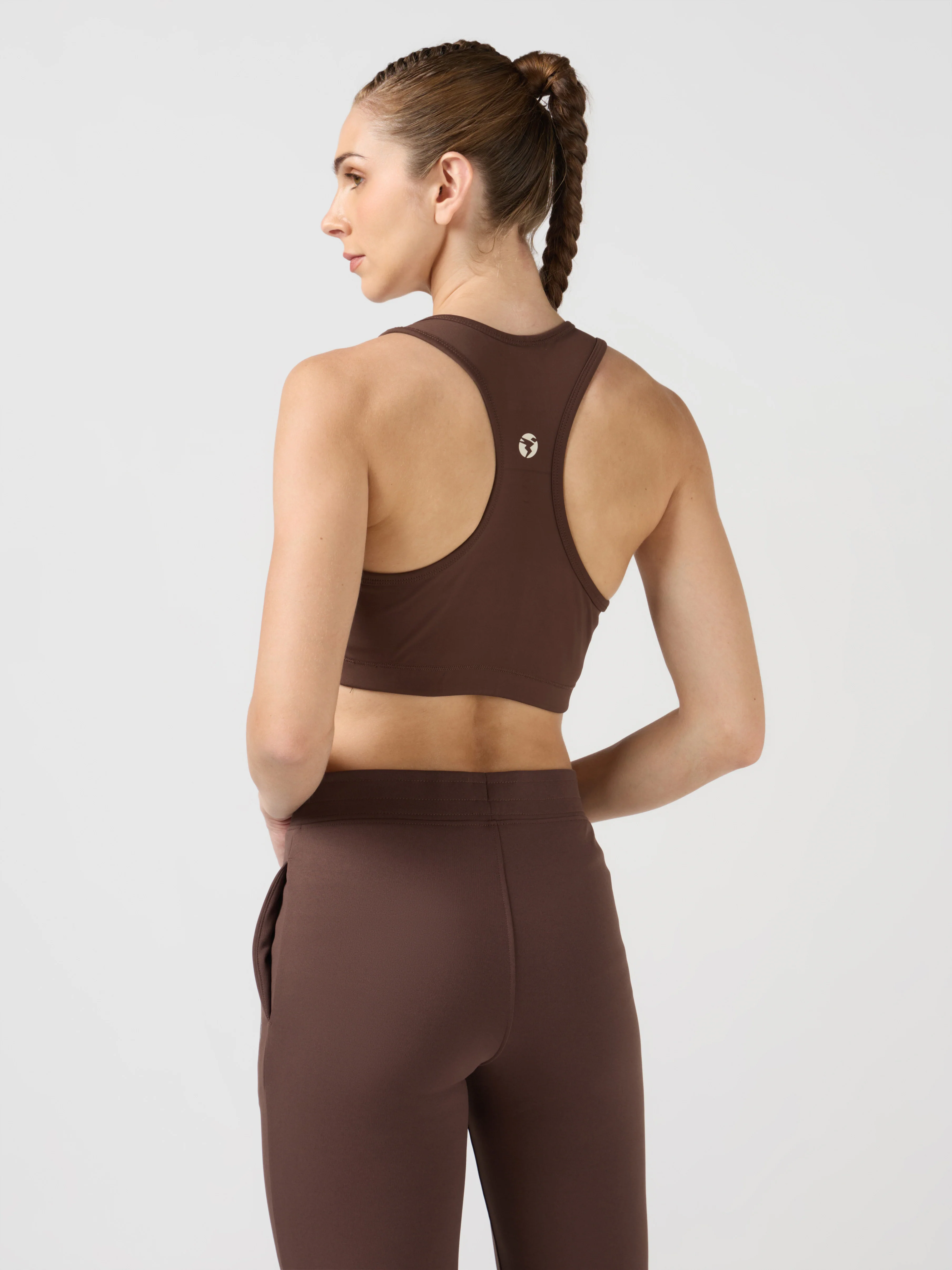 Women Slim Fit Scoop Neck Sports Bra with ELASTO PLUS for Training - Image 2