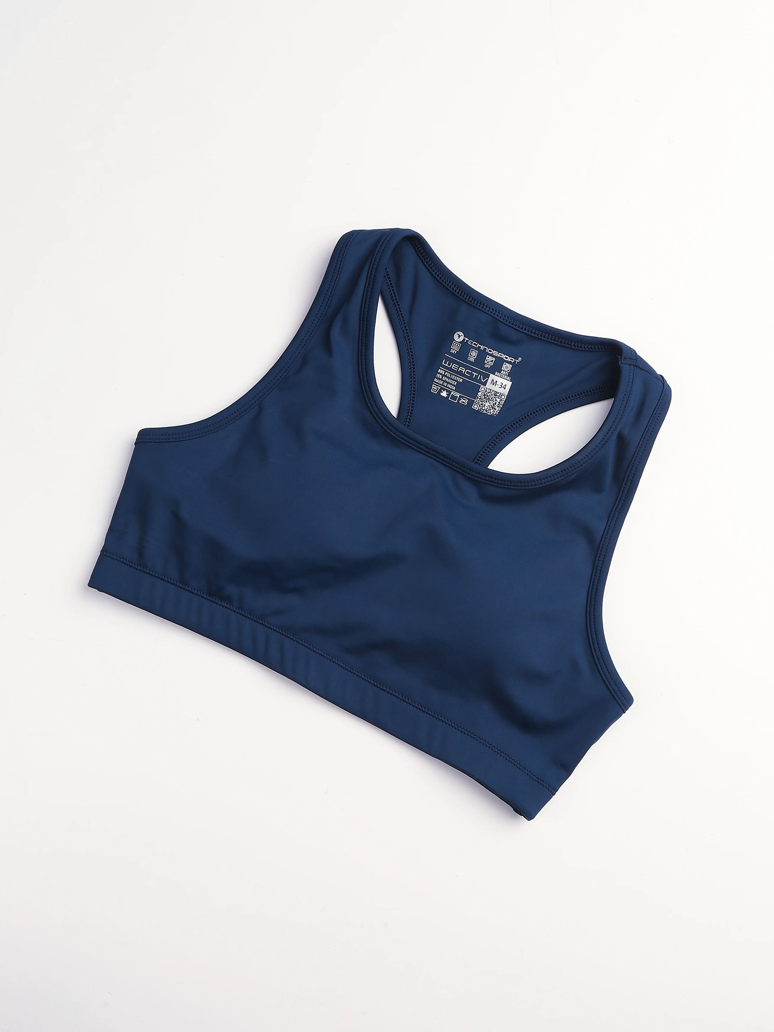 Women Slim Fit Scoop Neck Sports Bra with ELASTO PLUS for Training - Image 8