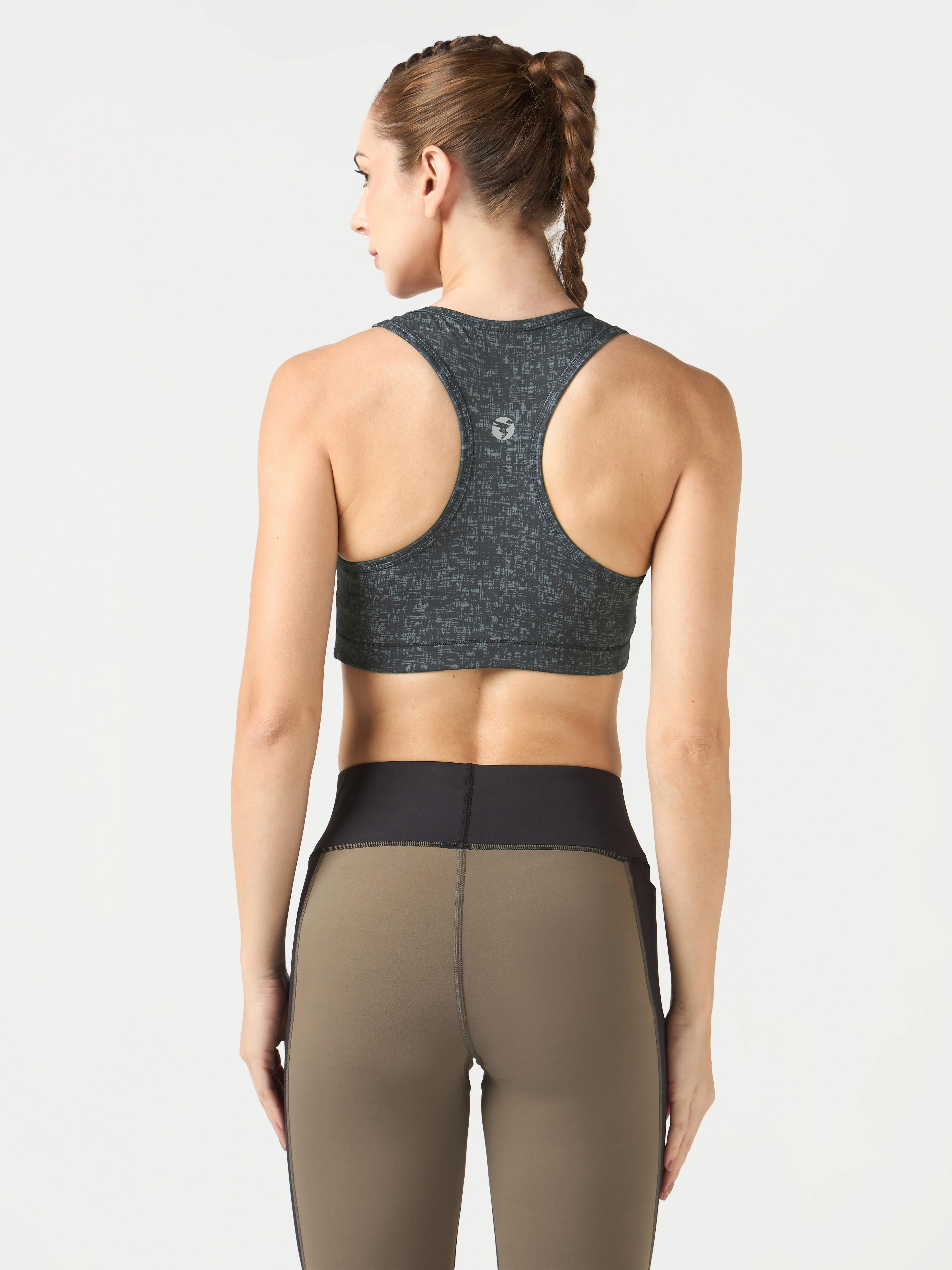 Women Slim Fit Scoop Neck Sports Bra with ELASTO PLUS - Image 3