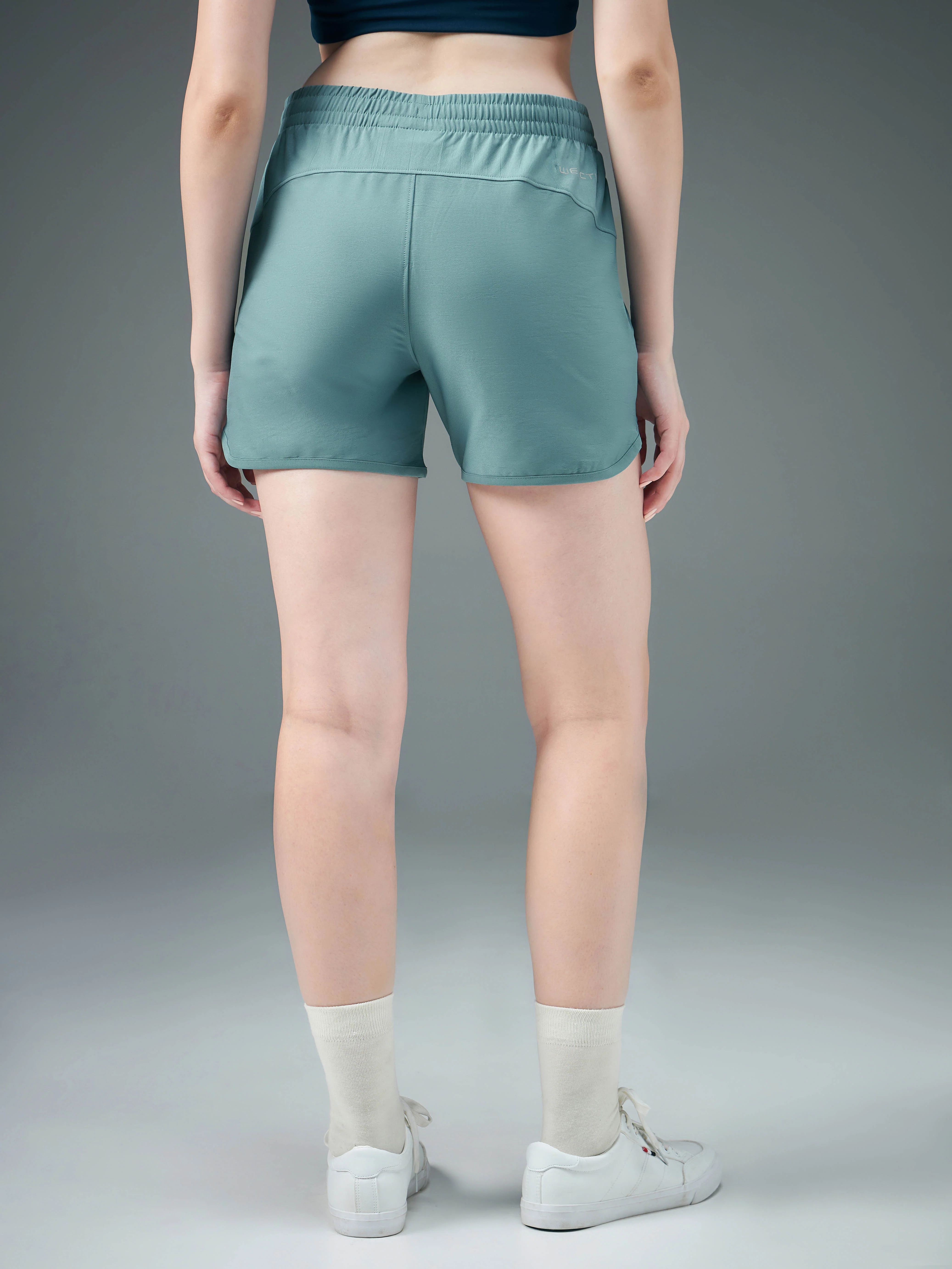 Women Solid Regular Fit Shorts with TS FLEXI - Image 3