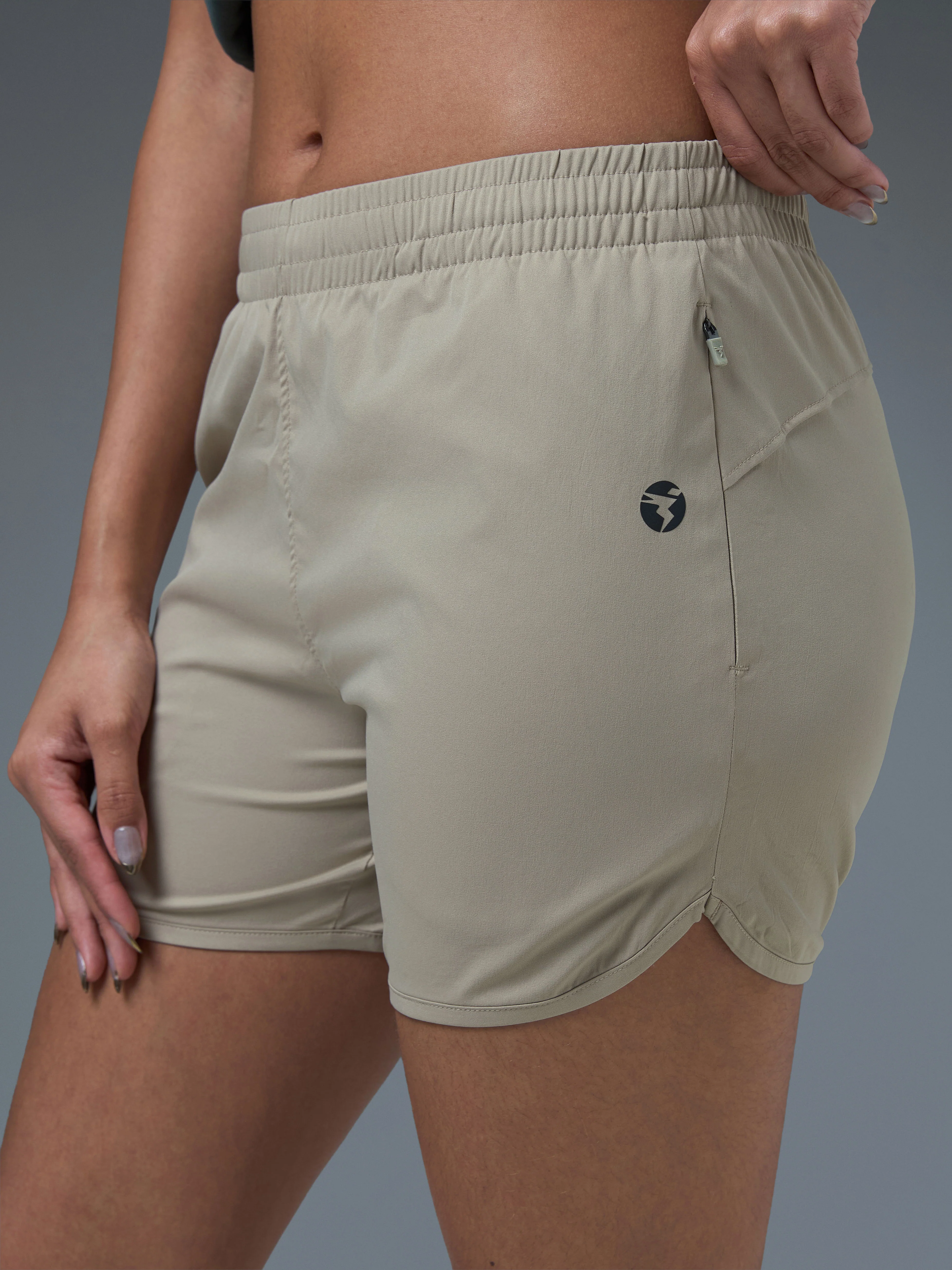 Women Solid Regular Fit Shorts with TS FLEXI - Image 6