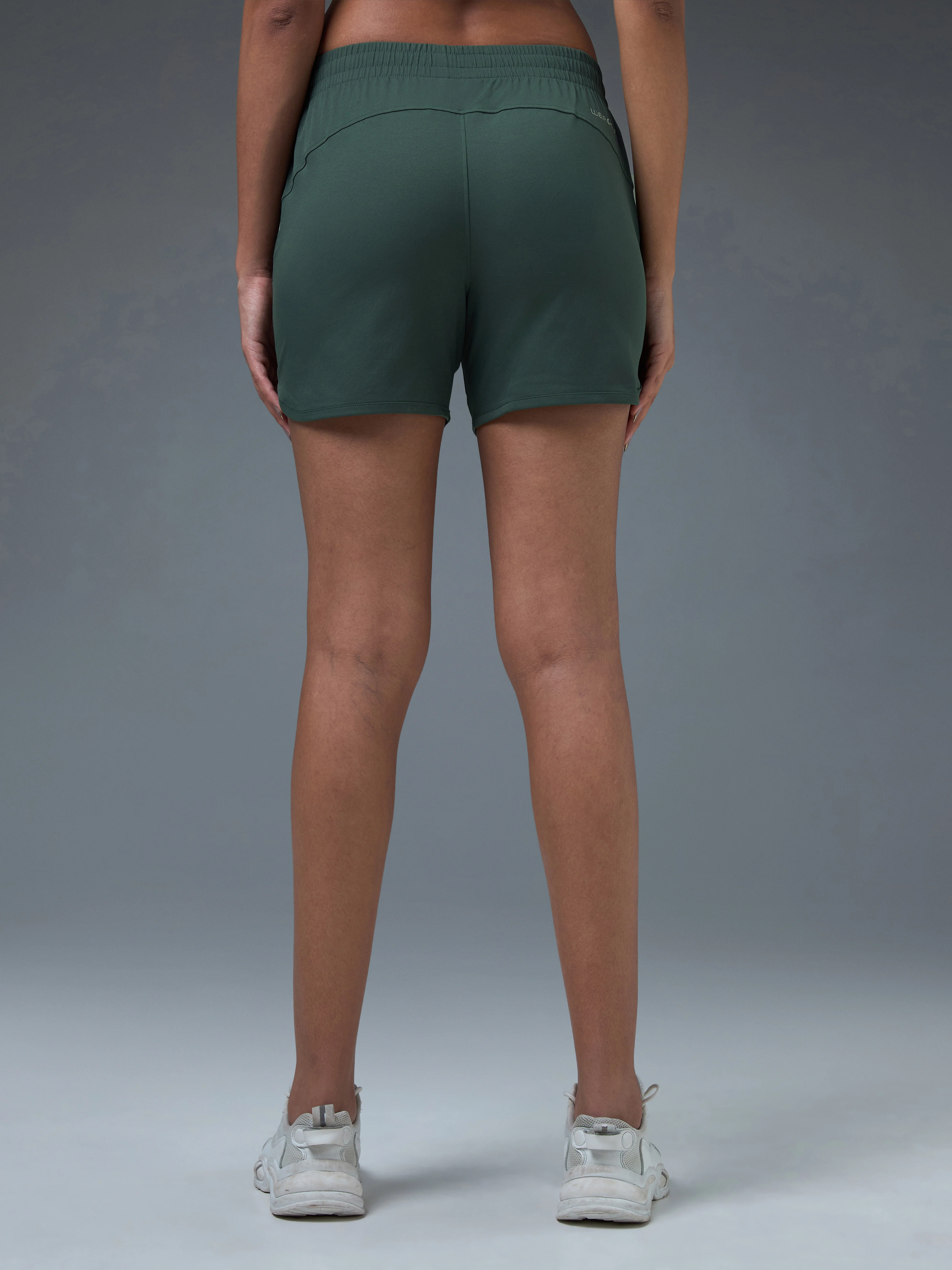 Women Solid Regular Fit Shorts with TS FLEXI - Image 2