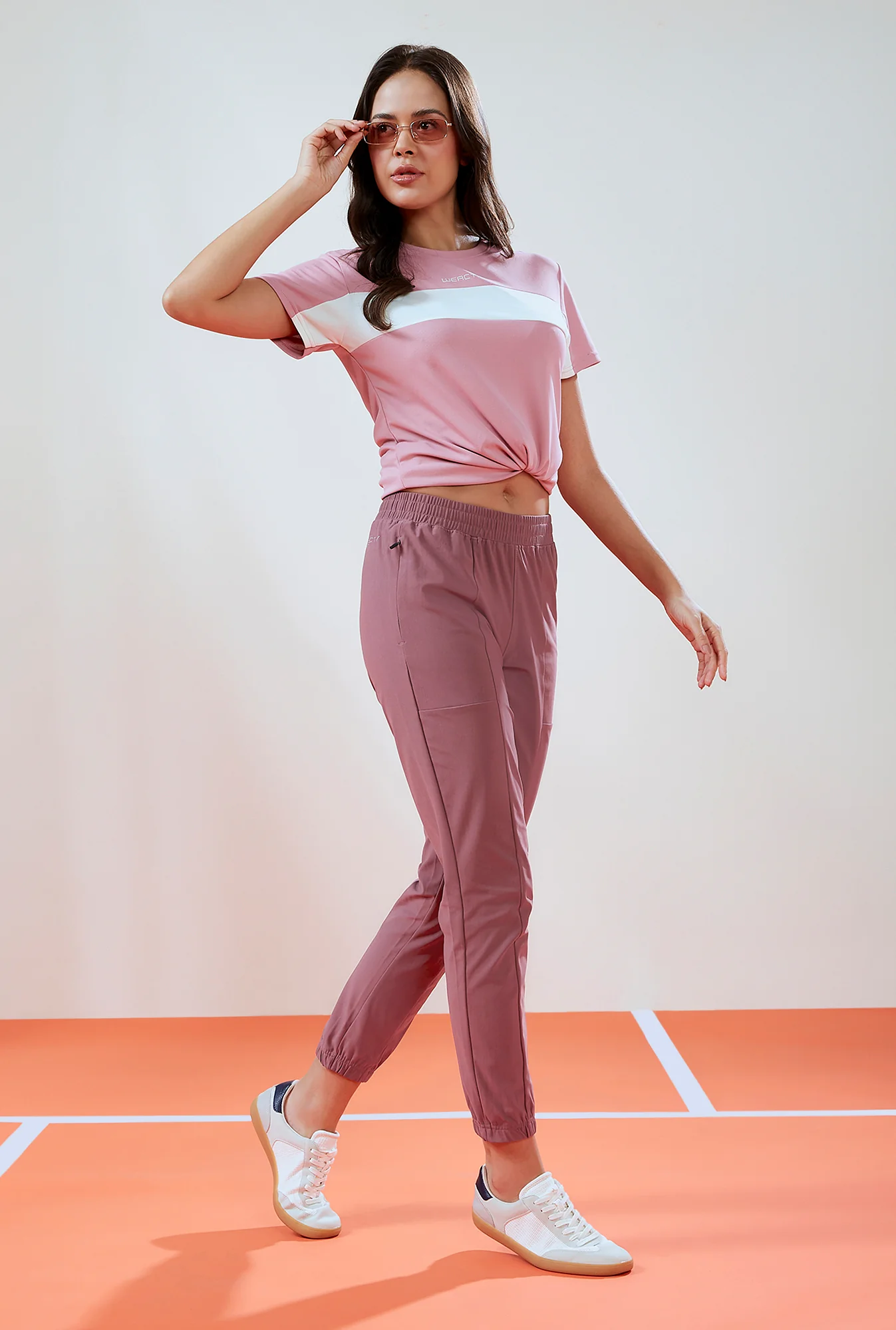 Women Solid Relax Fit Joggers with DURACOOL - Image 2