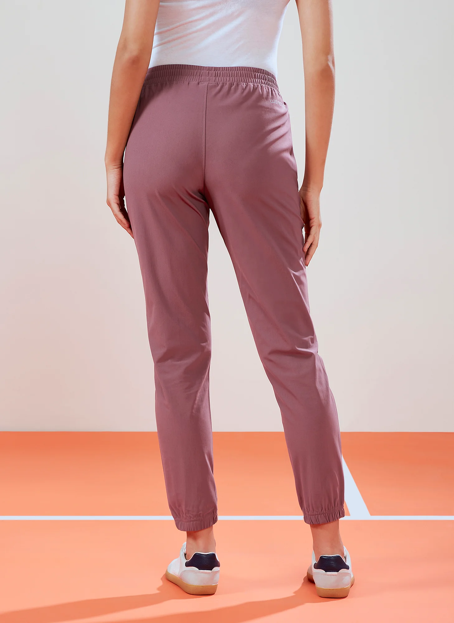 Women Solid Relax Fit Joggers with DURACOOL - Image 4