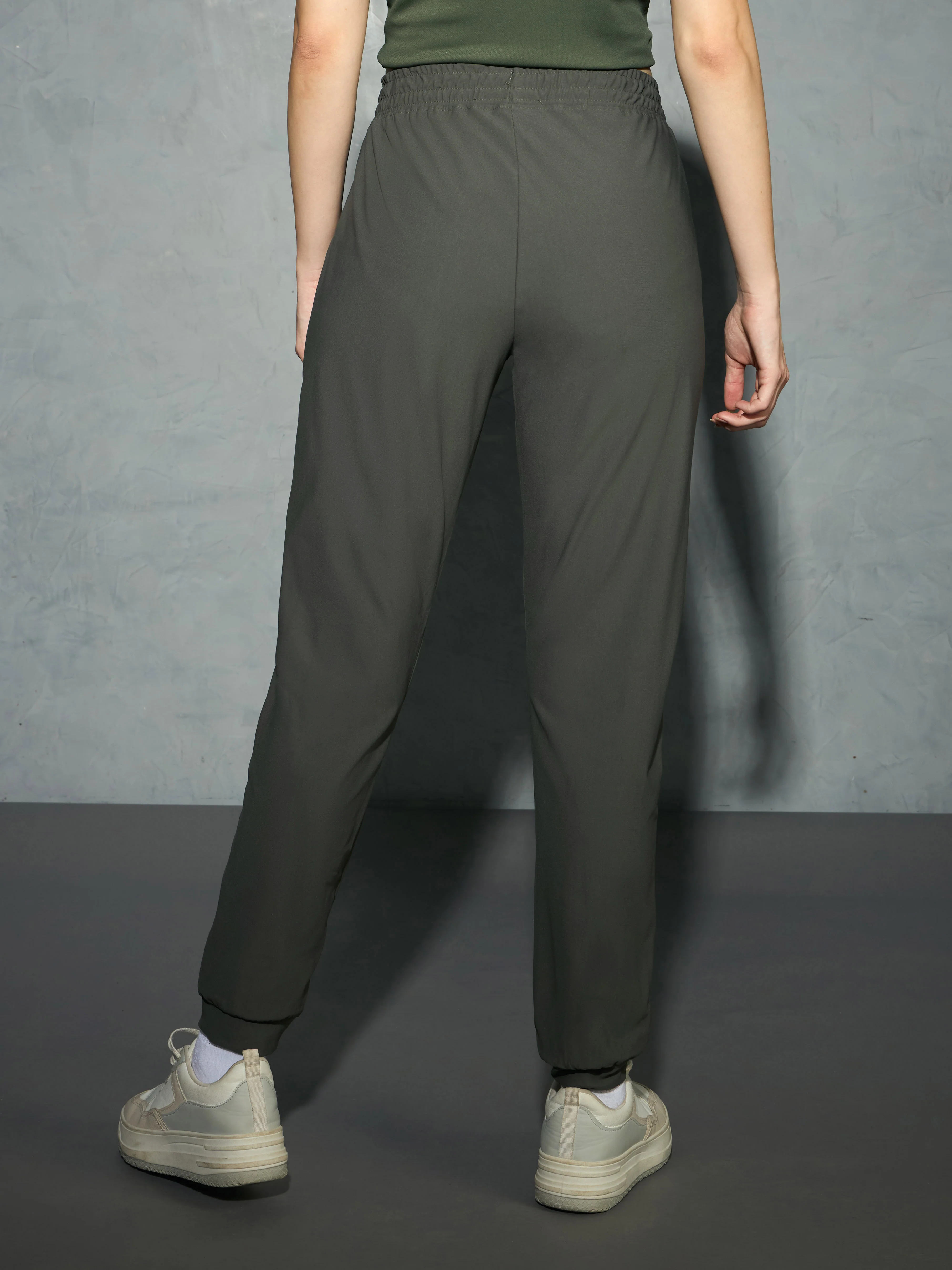 Women Solid Slim Fit Joggers with DURACOOL+ - Image 3
