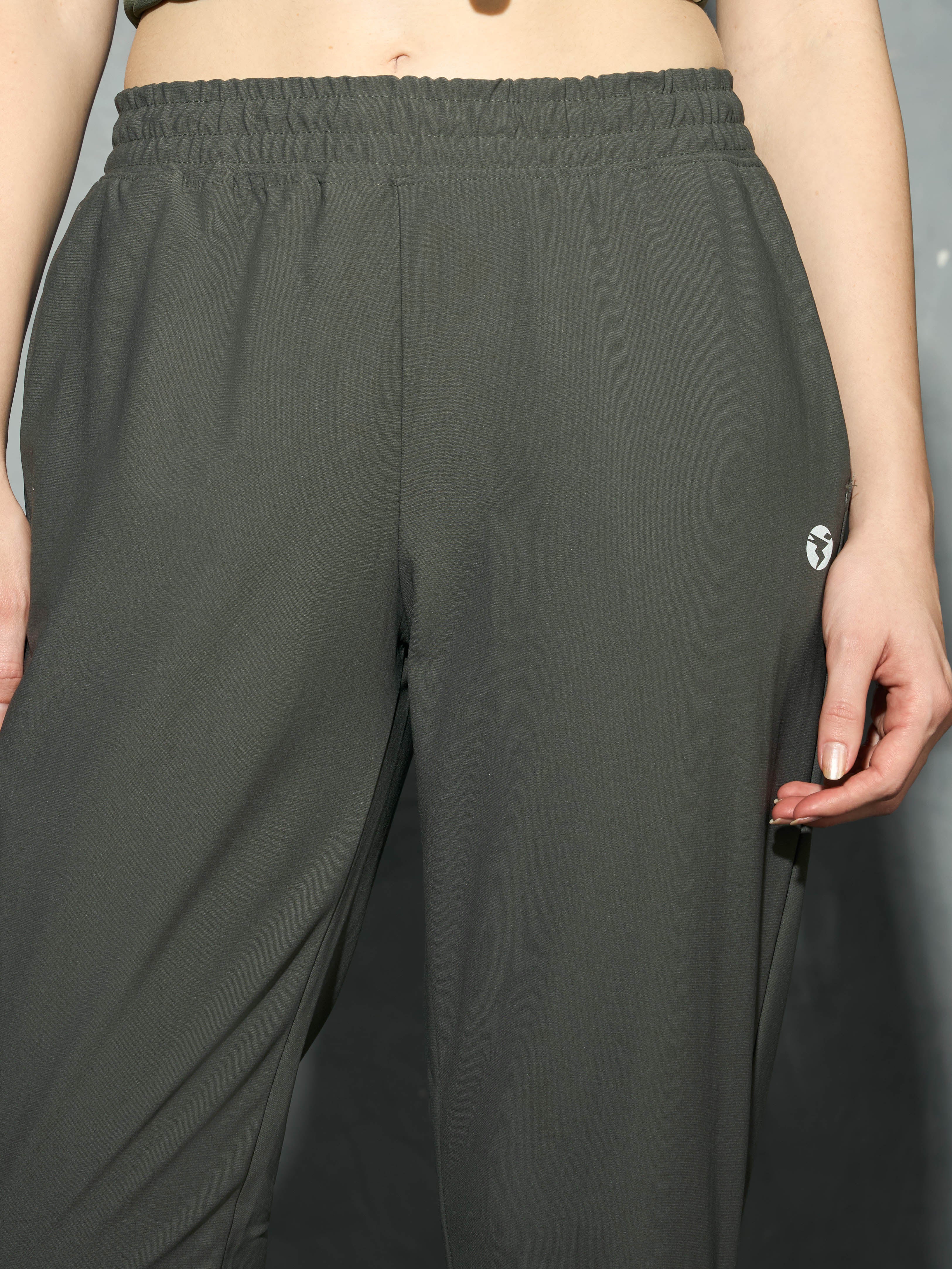 Women Solid Slim Fit Joggers with DURACOOL+ - Image 6