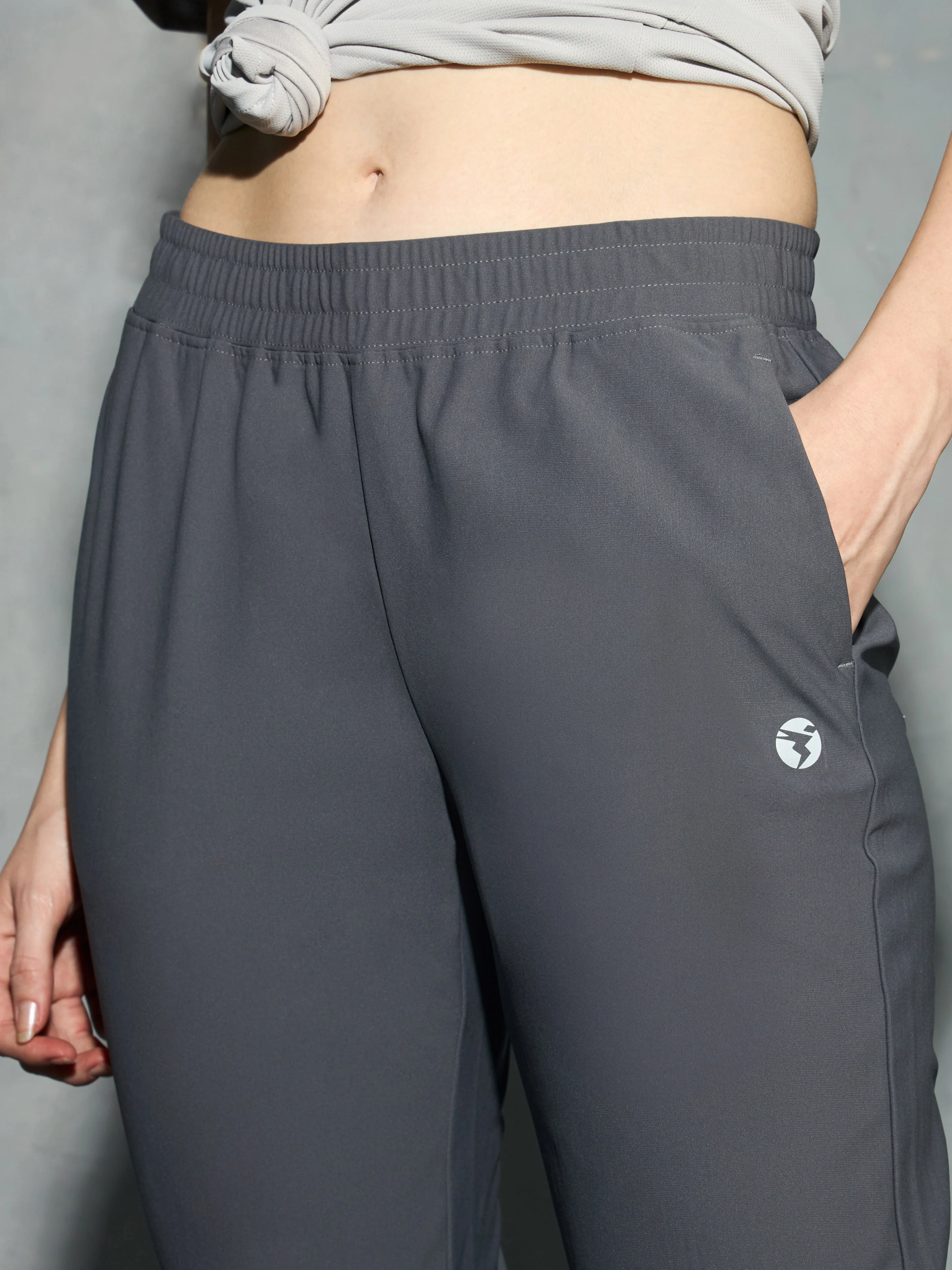 Women Solid Slim Fit Joggers with DURACOOL+ - Image 6