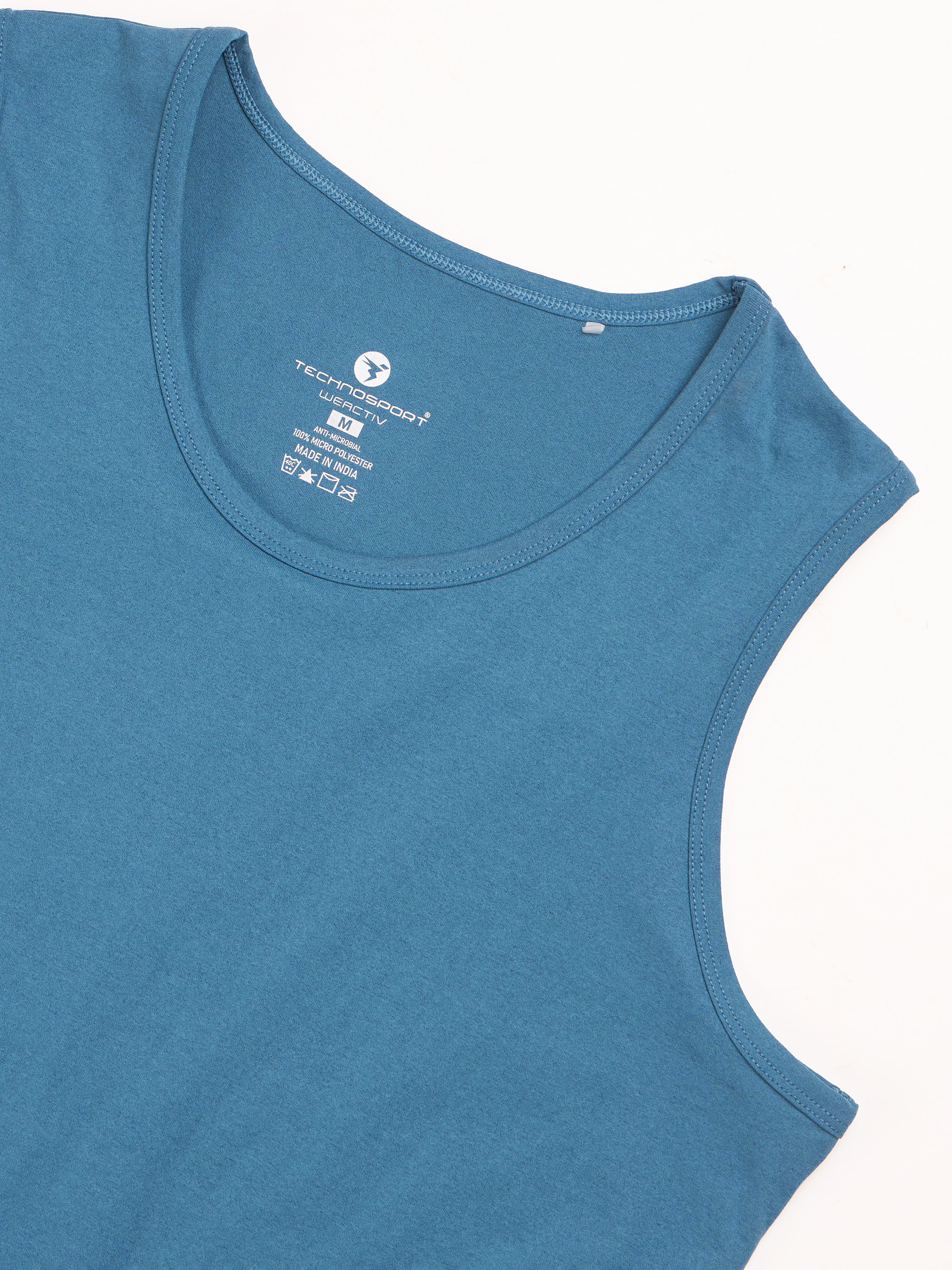 Women Solid Slim Fit Round Neck Tank Top with COTFLEX - Image 7