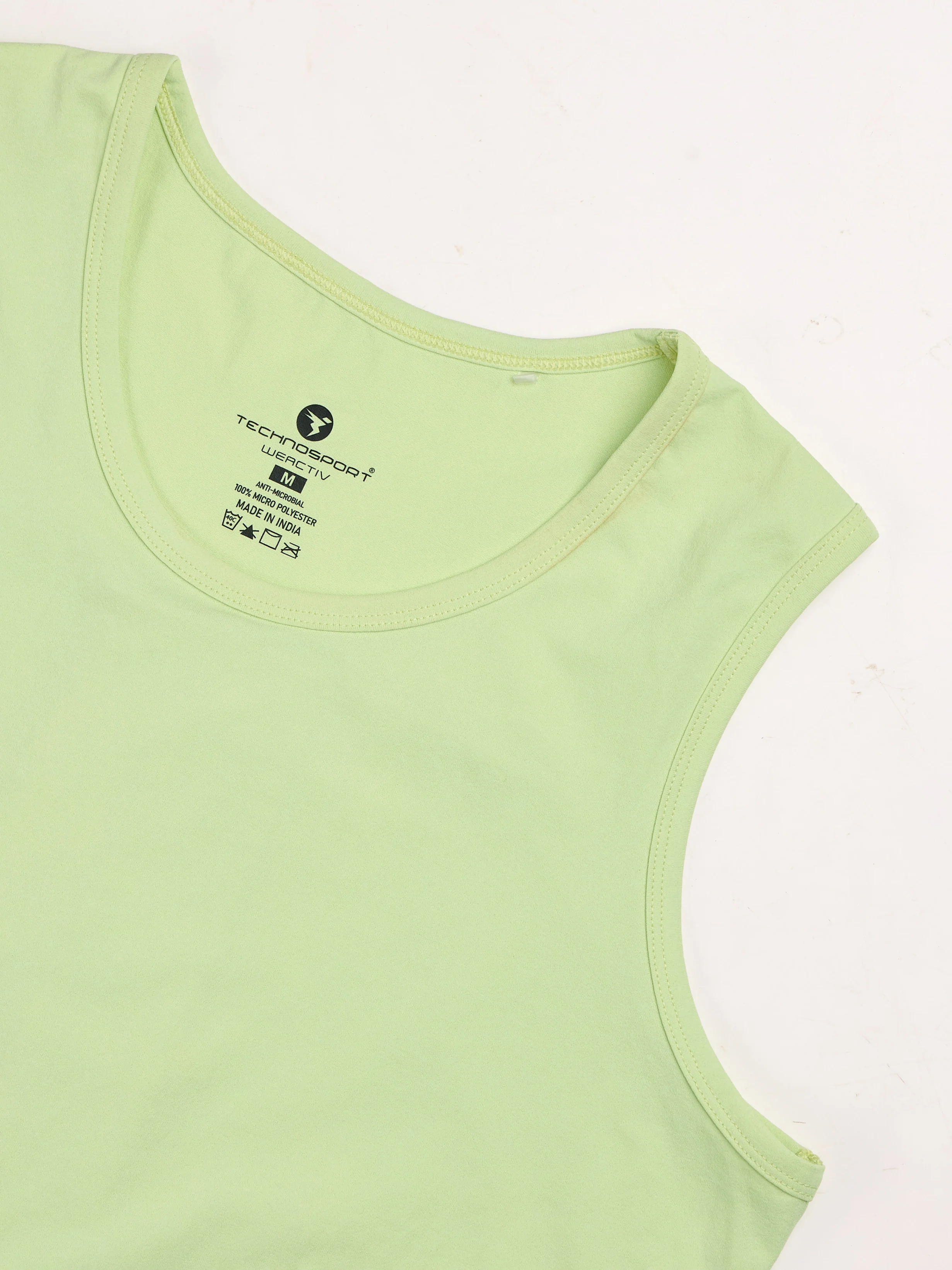 Women Solid Slim Fit Round Neck Tank Top with COTFLEX - Image 7