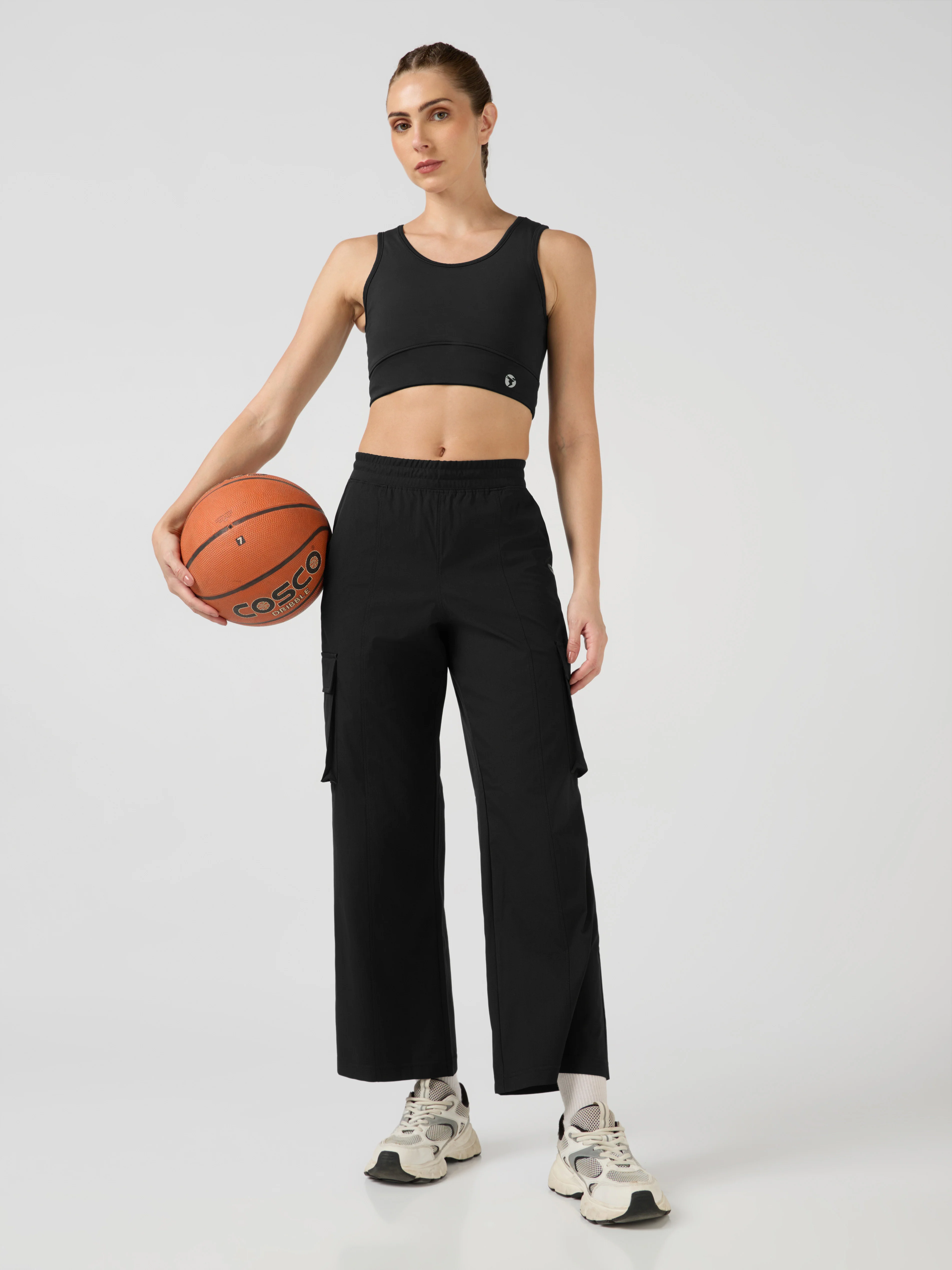 Women Solid Slim Fit Sports Cargo Trackpants with TS FLEXI - Image 6